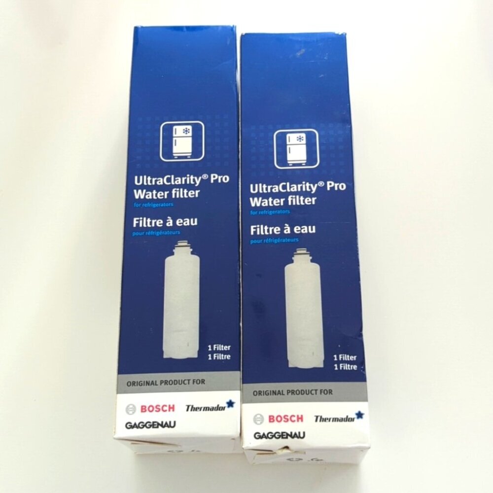 2 Bosch UltraClarity Pro Water Filter For Refrigerator - New